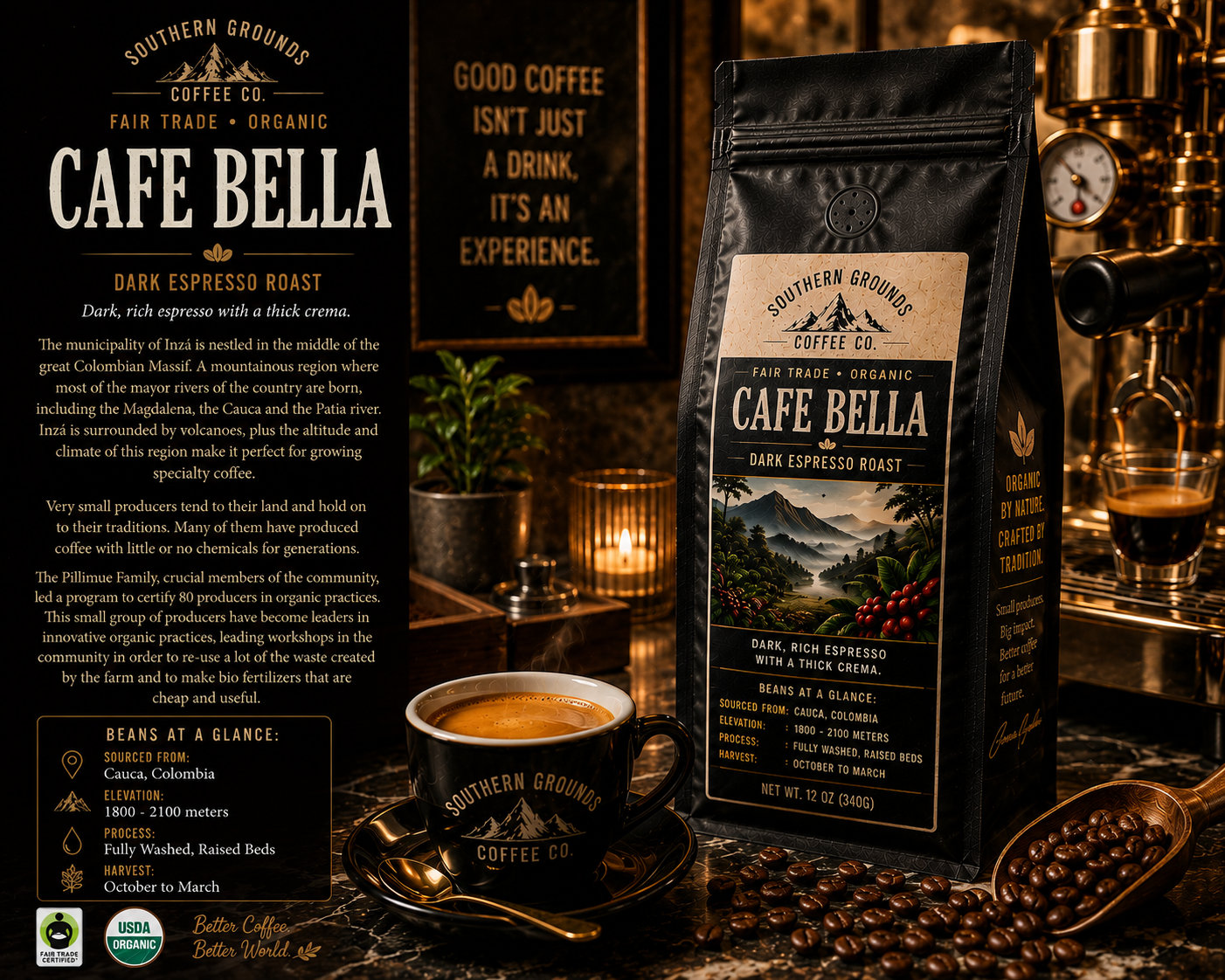 Fair Trade Organic Café Bella