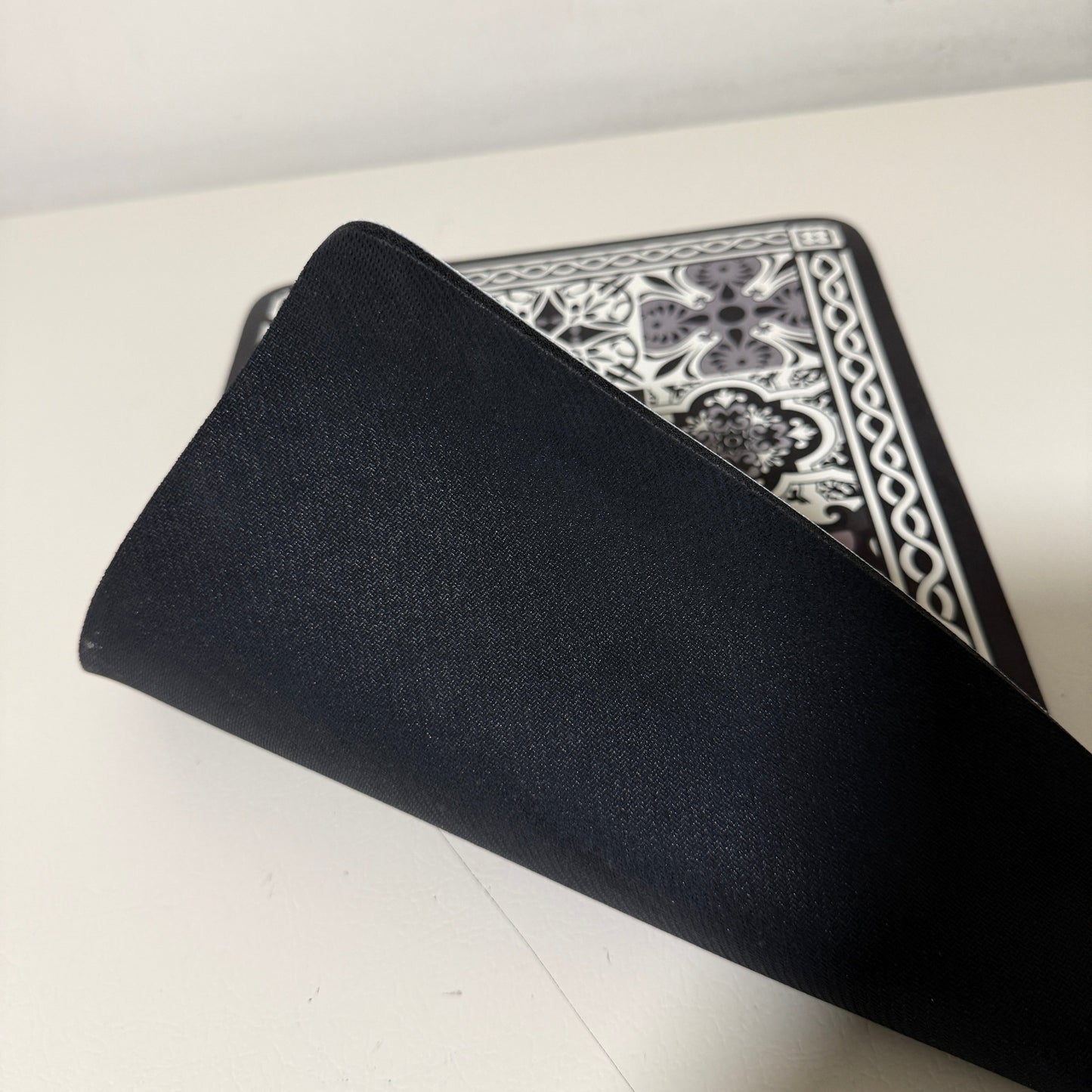 Black & White Tile Coffee Bar Mat – 12 x 19 in