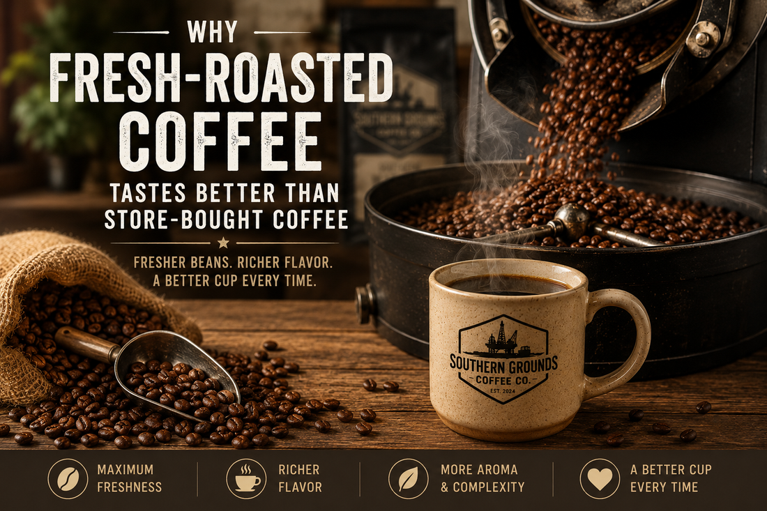 Why Fresh-Roasted Coffee Tastes Better Than Store-Bought Coffee