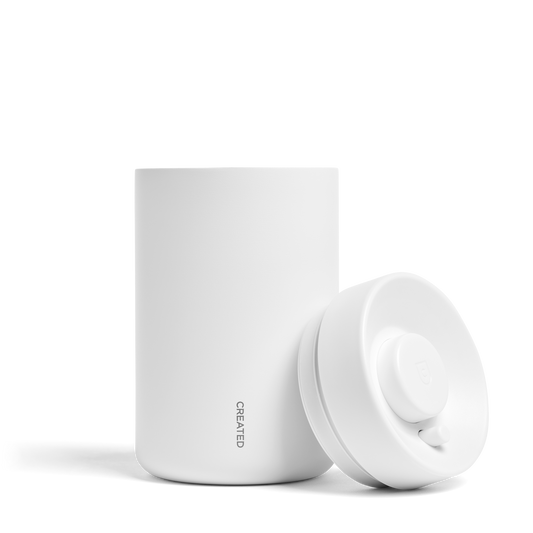 Reserve Coffee Canister - White