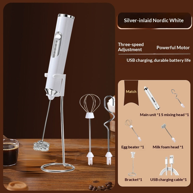 Rechargeable Coffee & Milk Frother