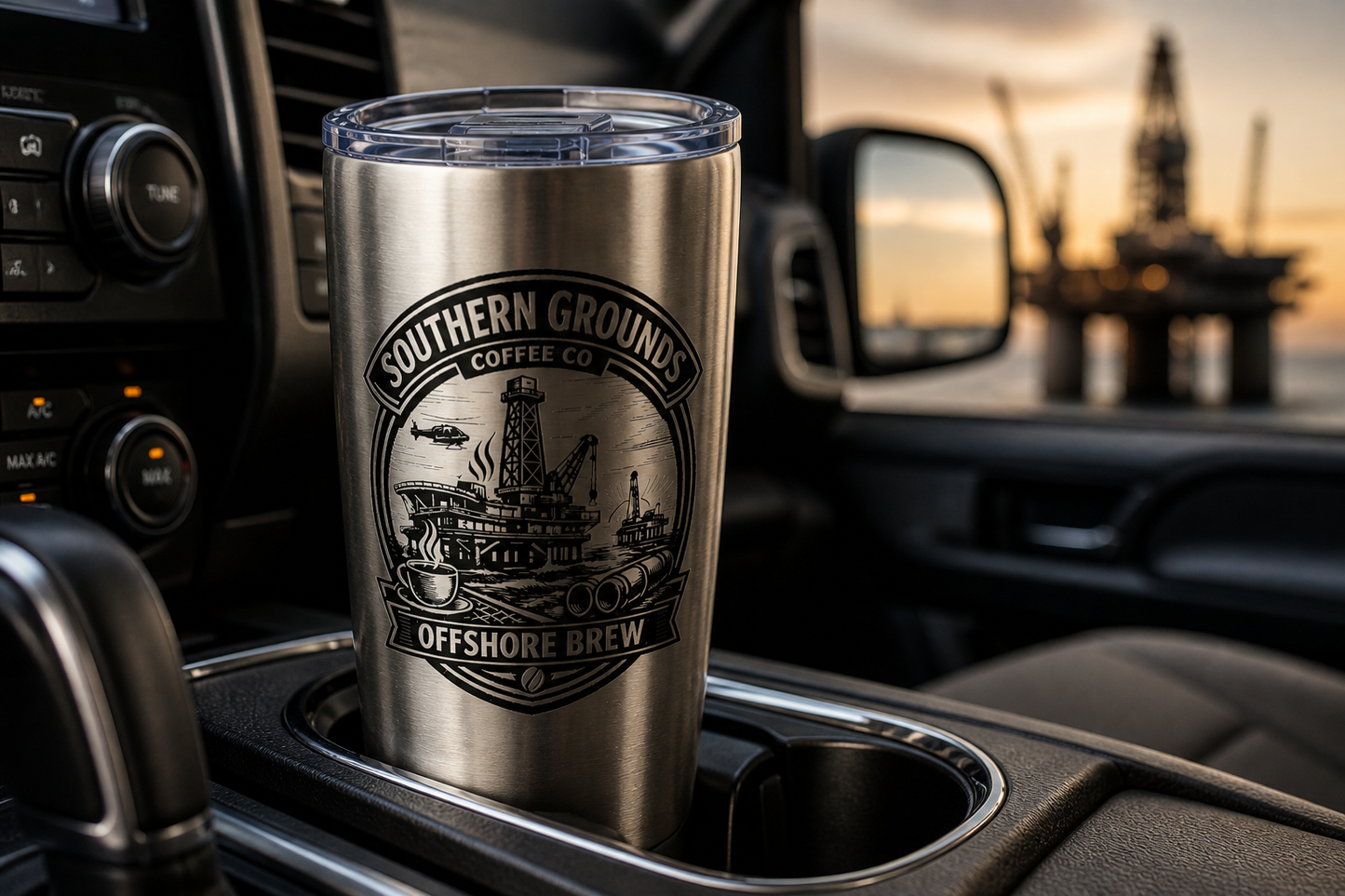 Offshore Brew 20oz Stainless Steel Tumbler – Southern Grounds Coffee Co.
