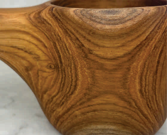 Teak Kuksa Coffee Mug