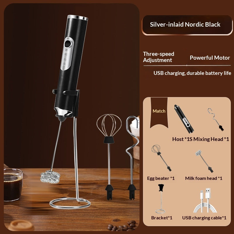 Rechargeable Coffee & Milk Frother