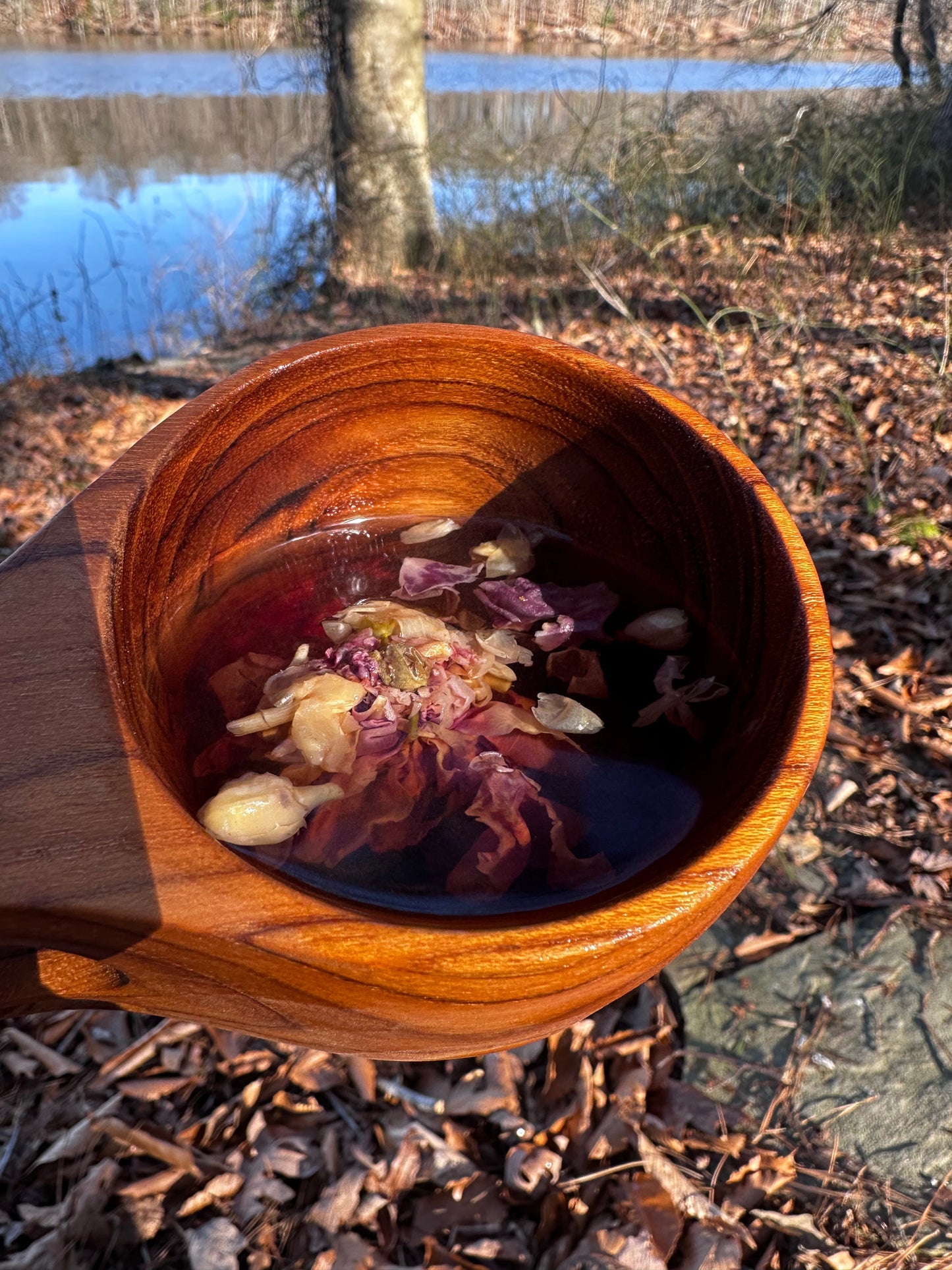 Teak Kuksa Coffee Mug