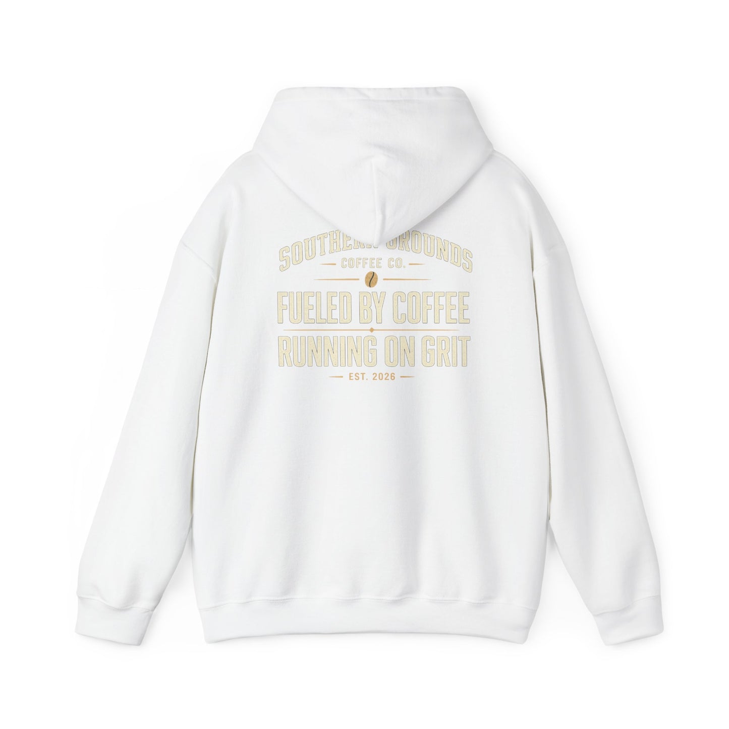 Coffee Runner Hoodie | “Fueled by Coffee, Running on Grit” Heavy Blend Pullover
