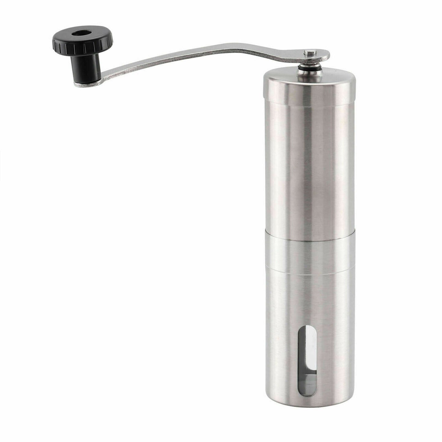Stainless Steel Manual Coffee Grinder with Ceramic Burr