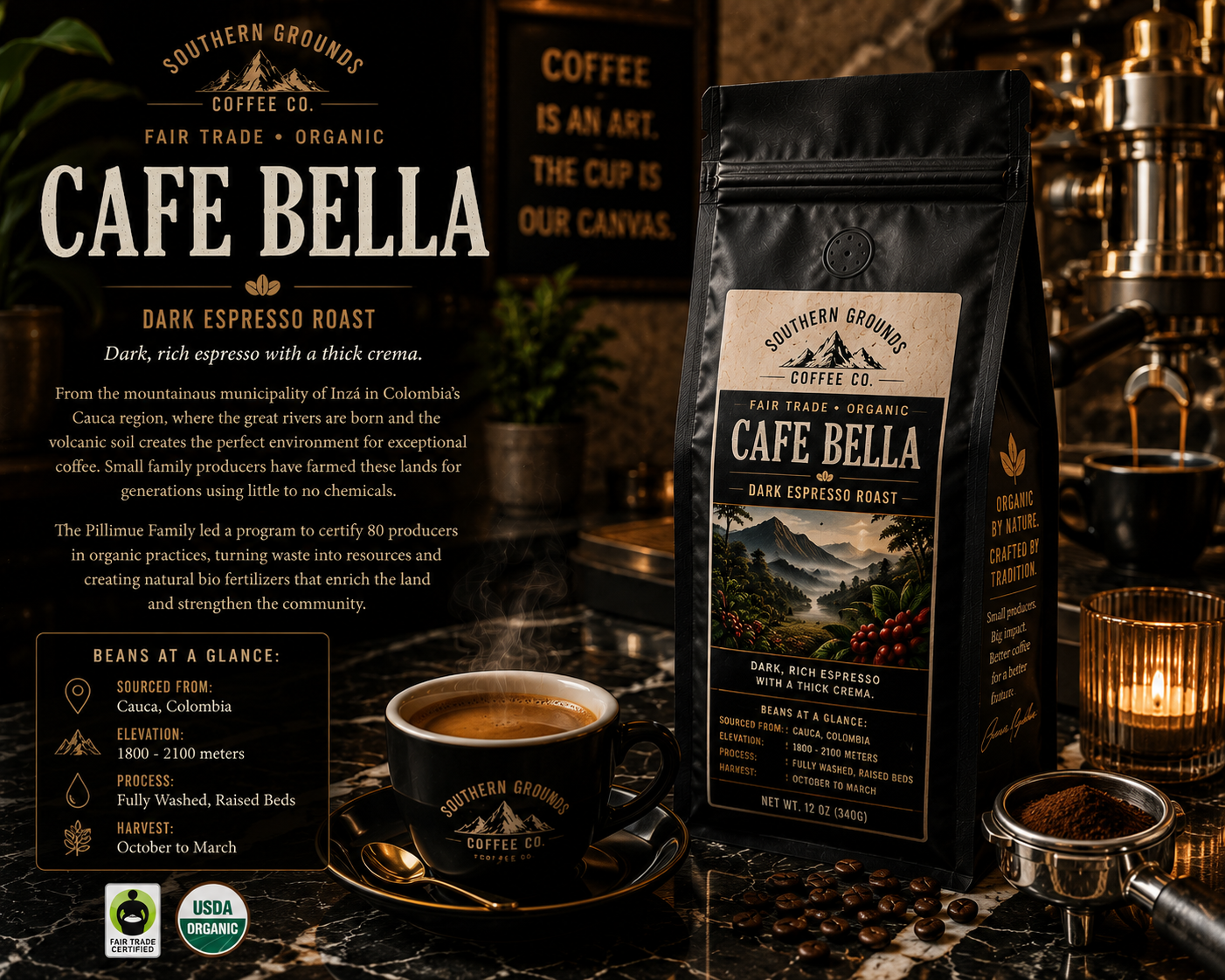 Fair Trade Organic Café Bella