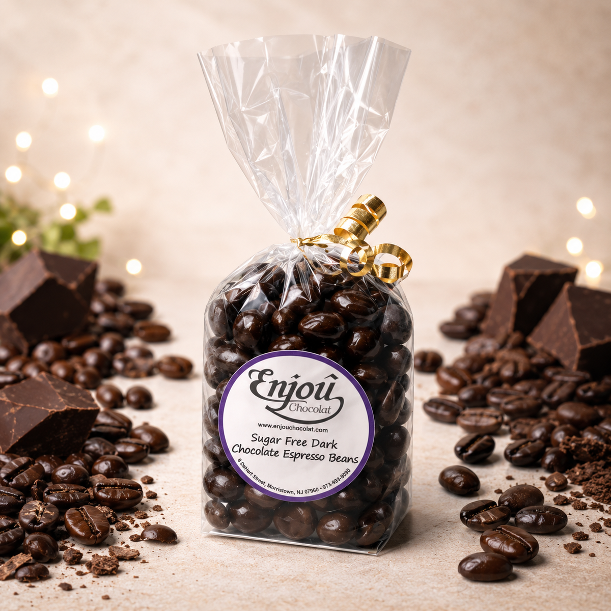 Sugar-Free Dark Chocolate Covered Espresso Beans