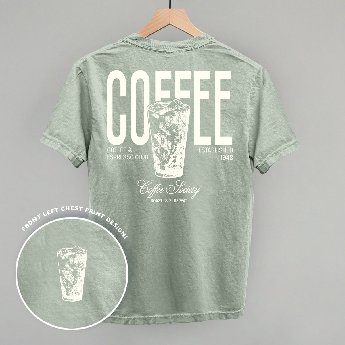 Coffee Society Vintage Tee & Sweatshirt