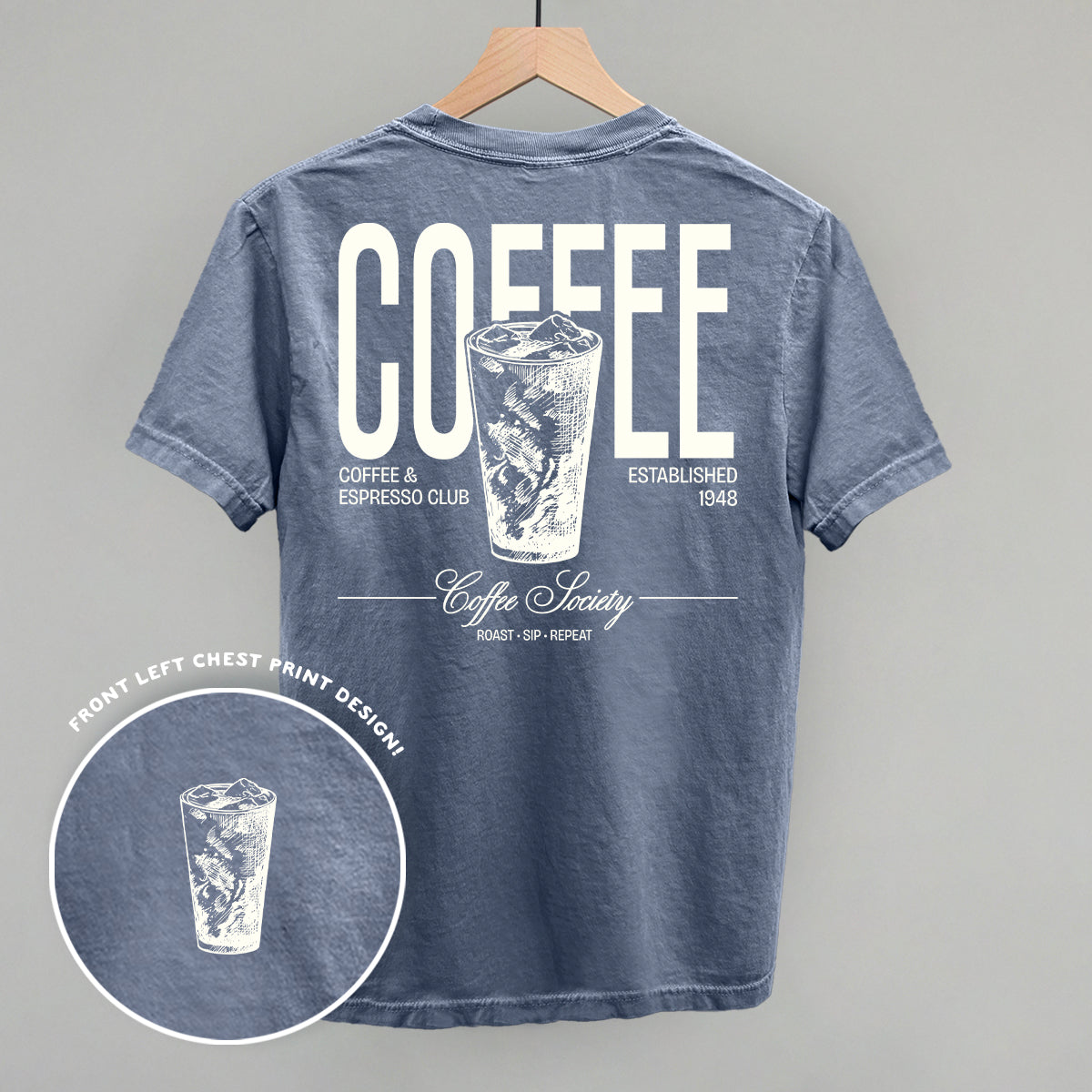 Coffee Society Vintage Tee & Sweatshirt