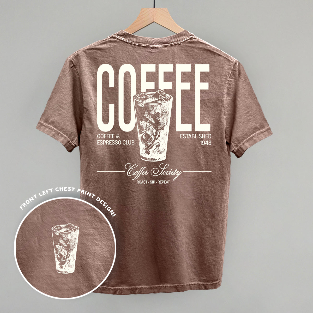 Coffee Society Vintage Tee & Sweatshirt