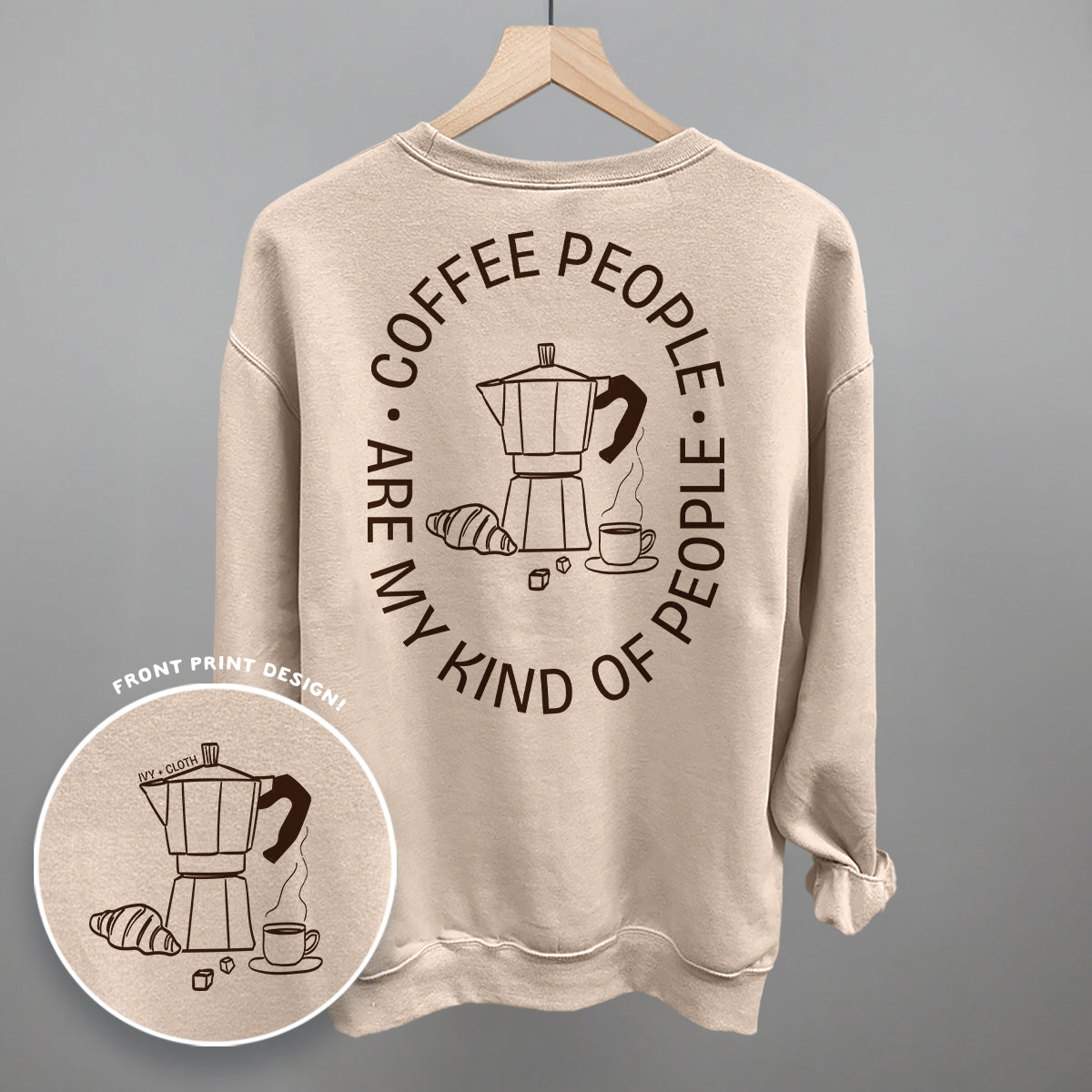 Coffee People Are My Kind of People Vintage Tee & Sweatshirt