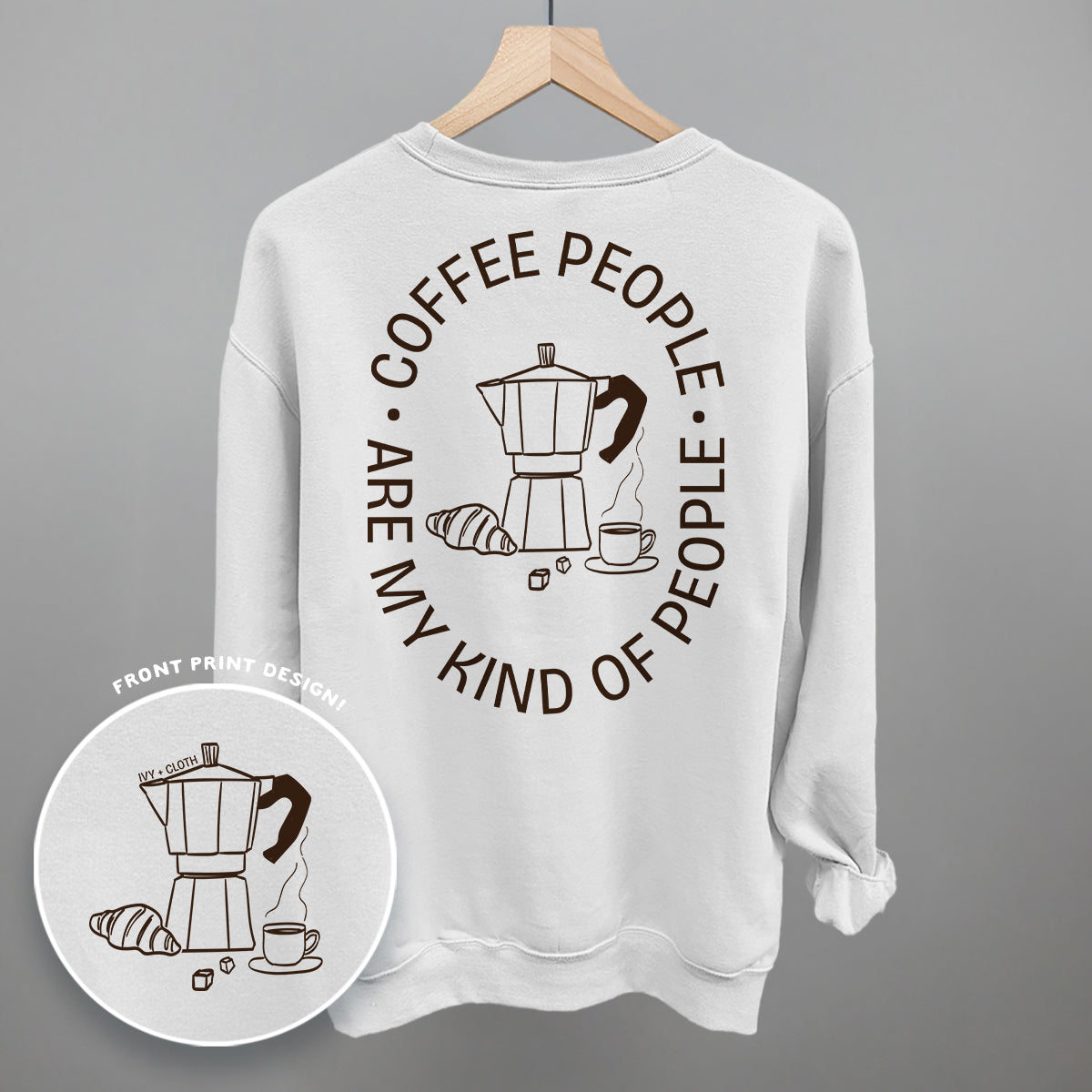 Coffee People Are My Kind of People Vintage Tee & Sweatshirt
