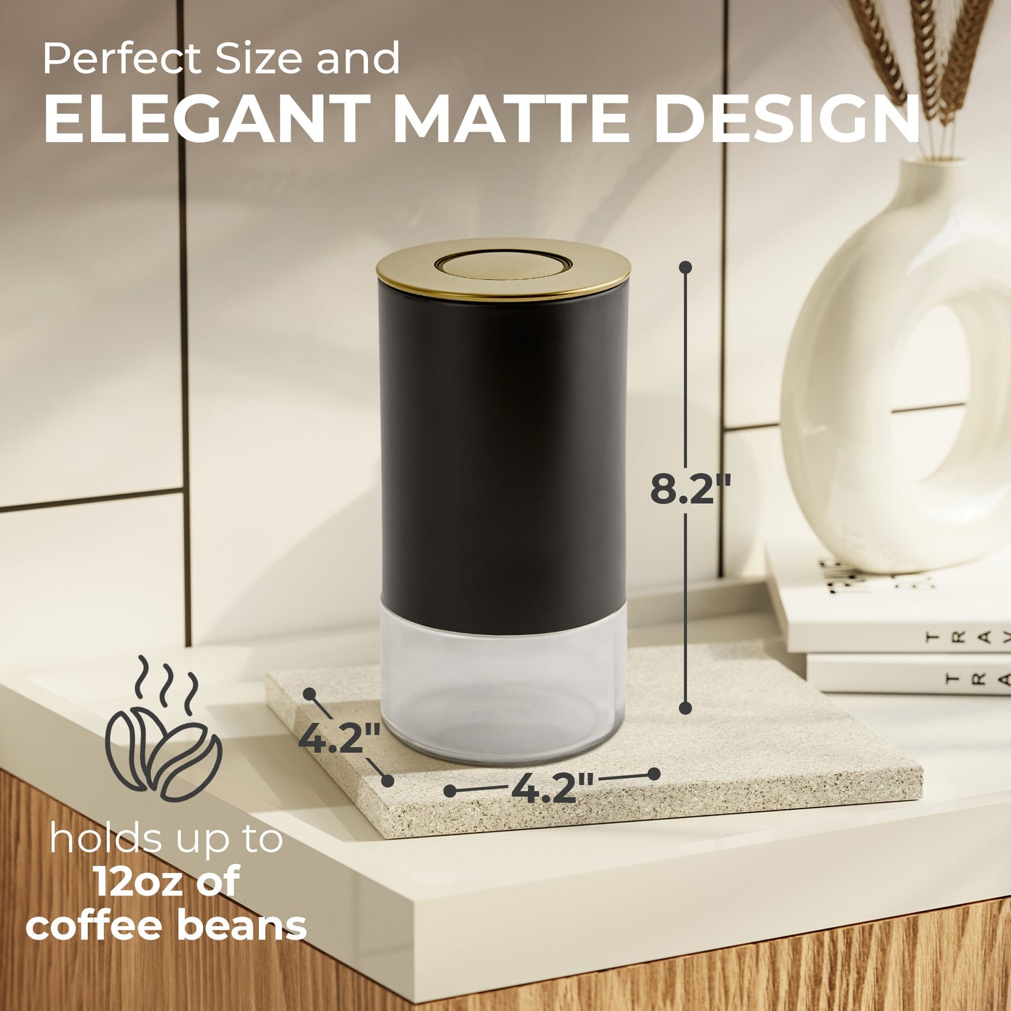 12 oz Airtight Coffee Storage Canister