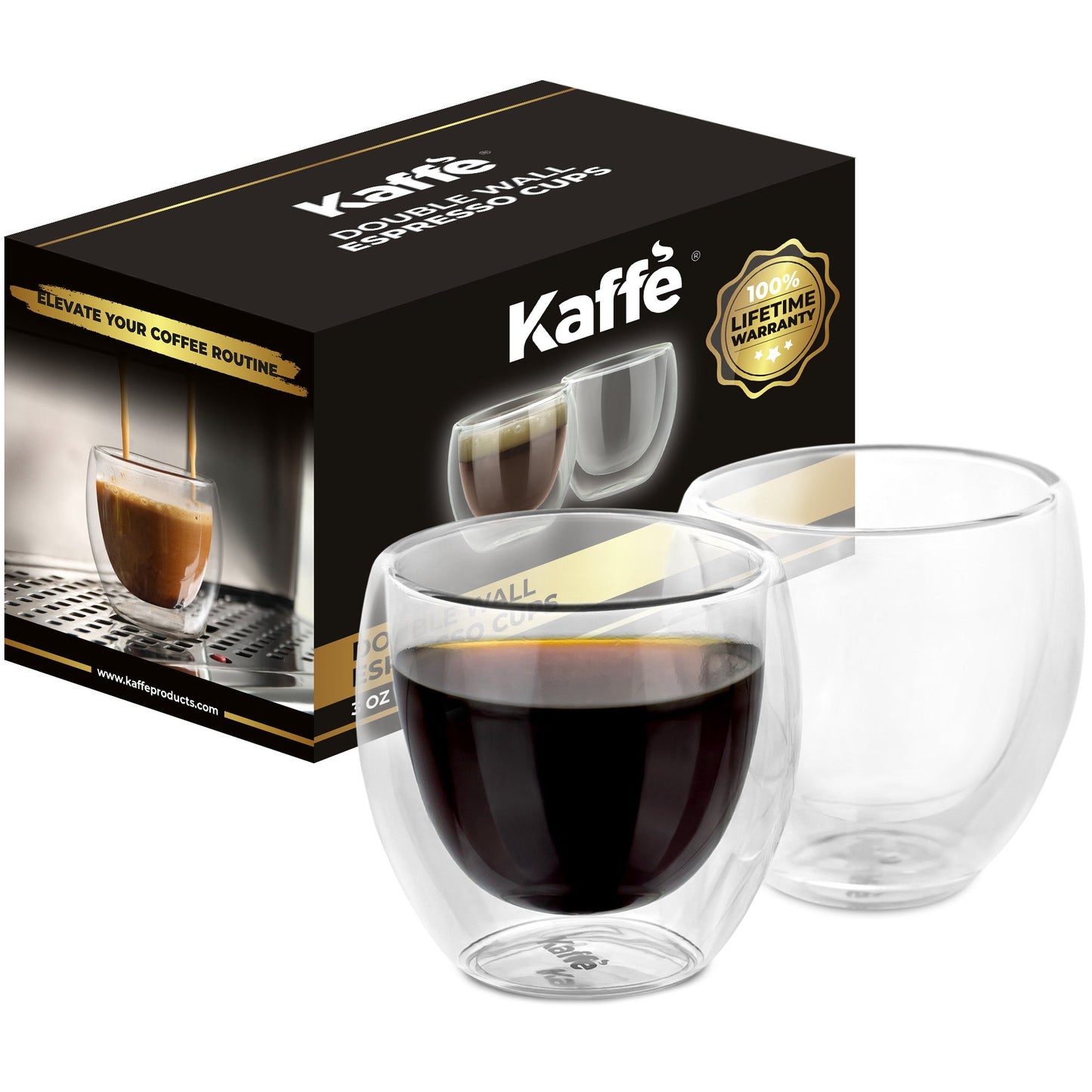 Double-Wall Espresso Cups – Set of 2