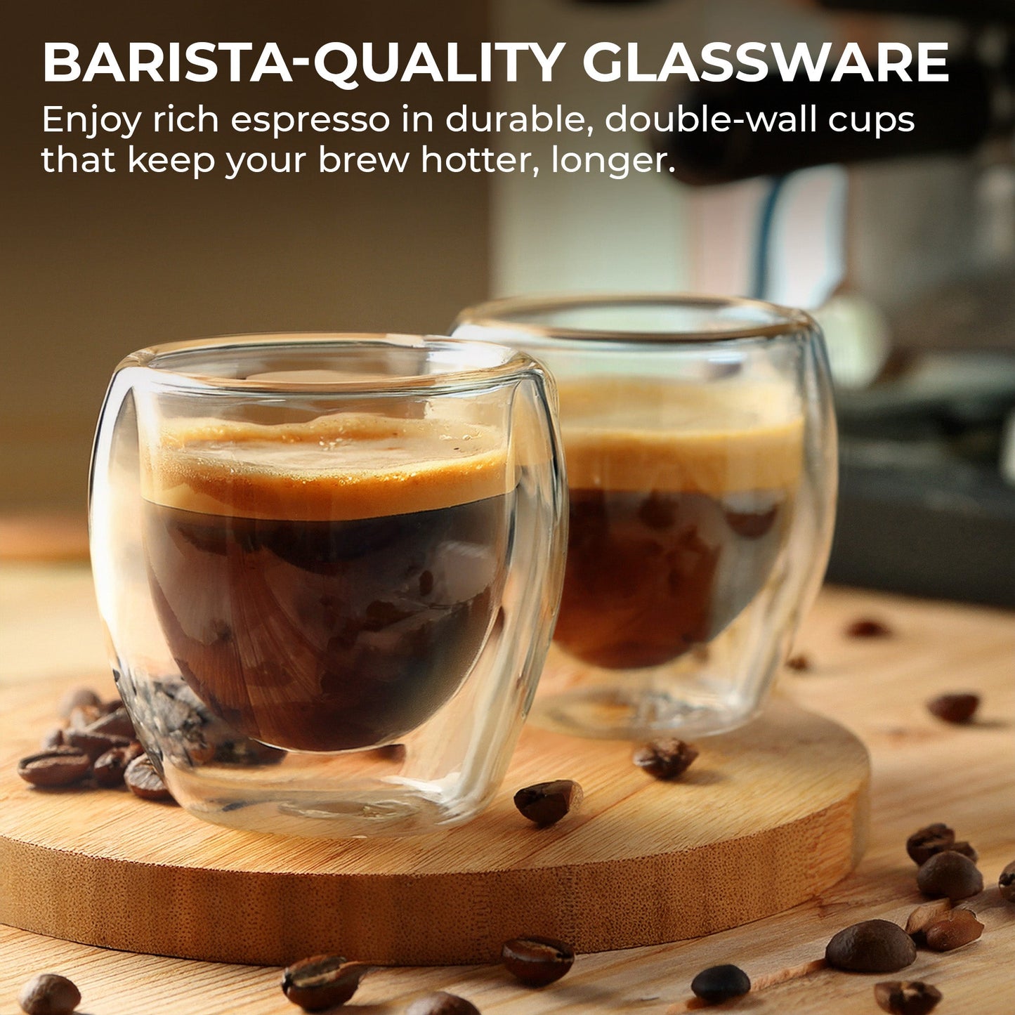 Double-Wall Espresso Cups – Set of 2