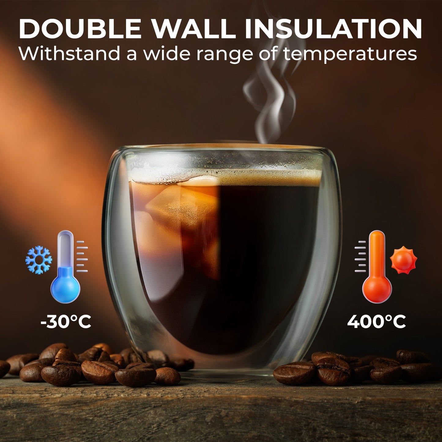 Double-Wall Espresso Cups – Set of 2