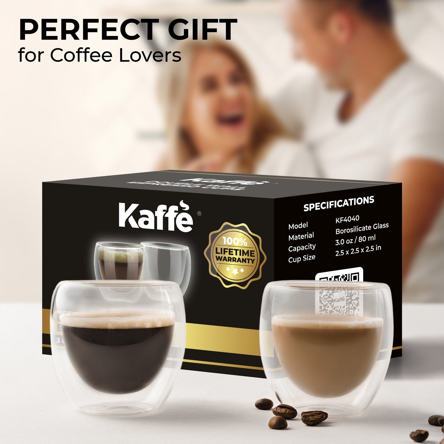 Double-Wall Espresso Cups – Set of 2