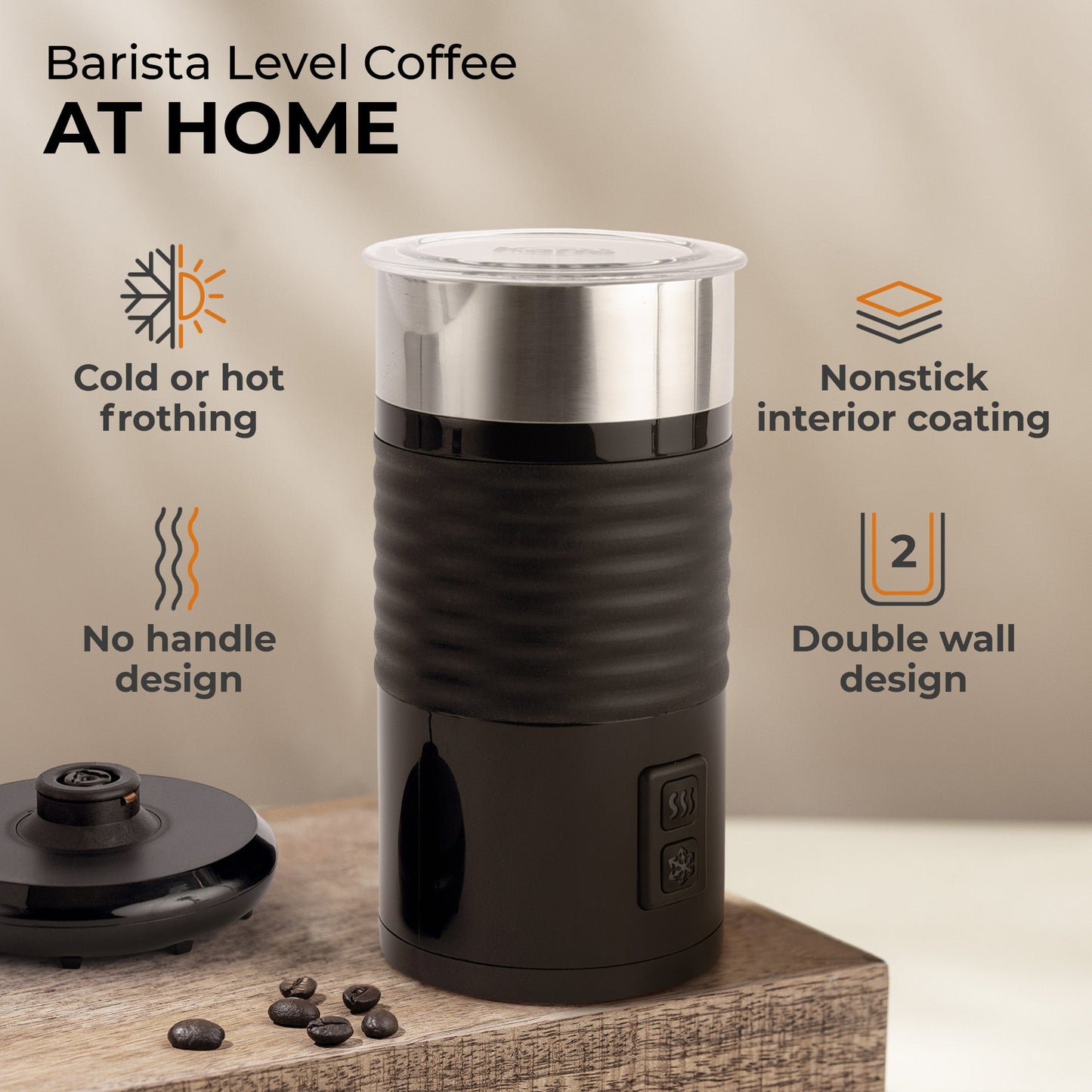 Hot & Cold Milk Frother