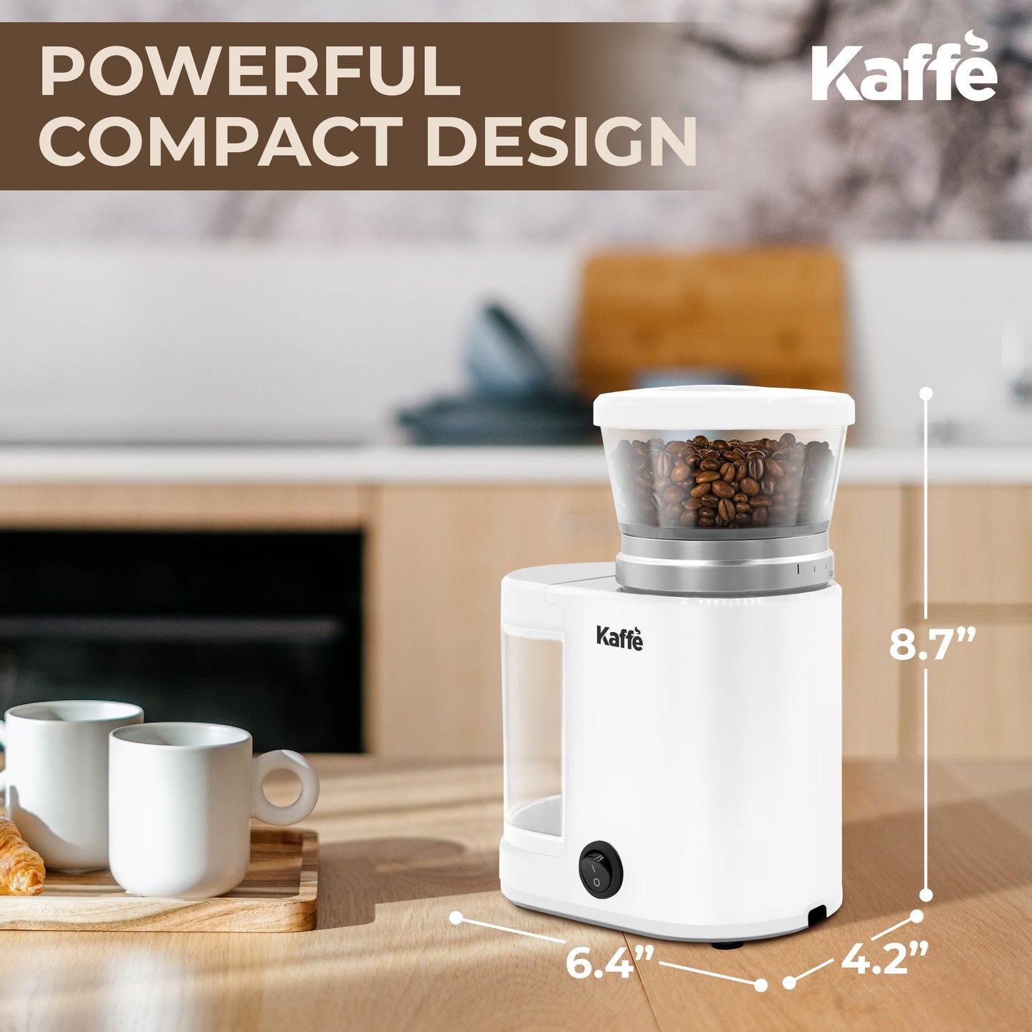 Electric Burr Coffee Grinder – 20 Grind Settings