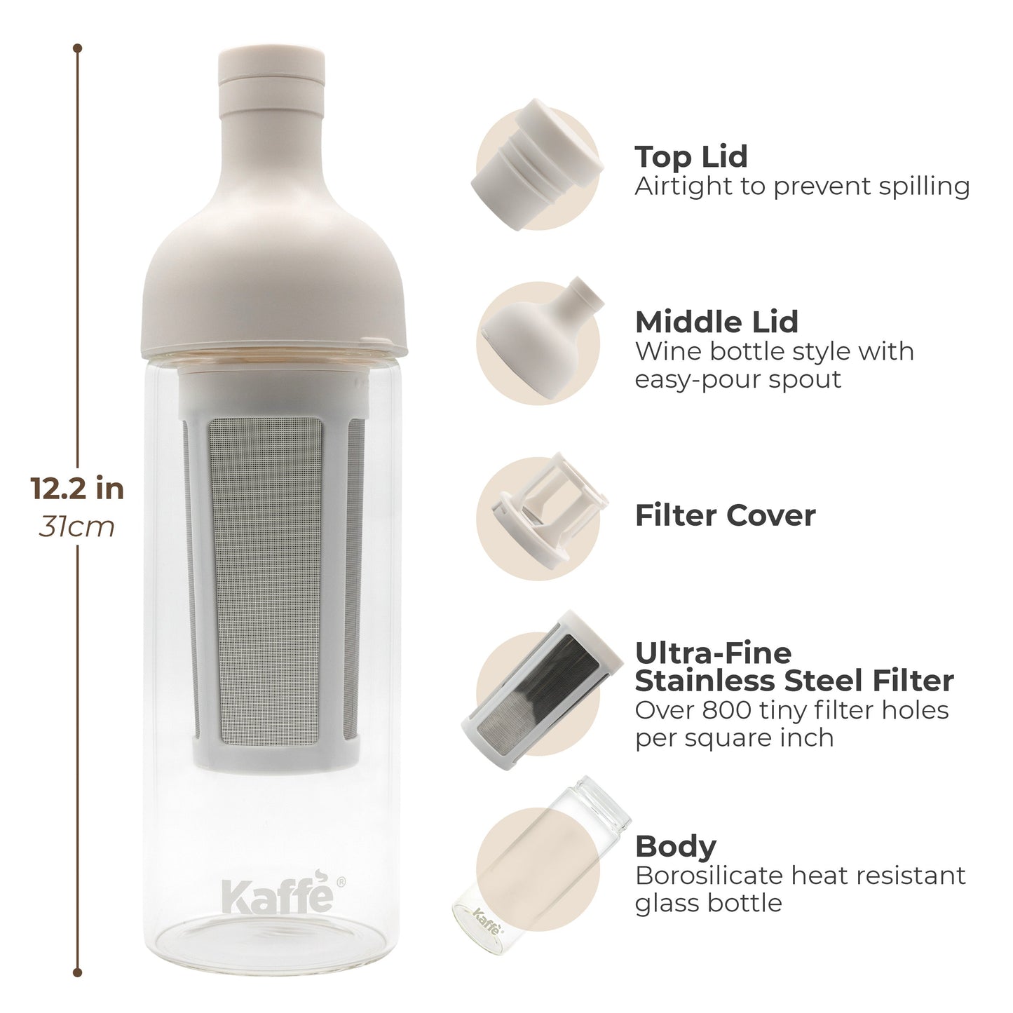 Cold Brew Coffee Maker – 34 oz