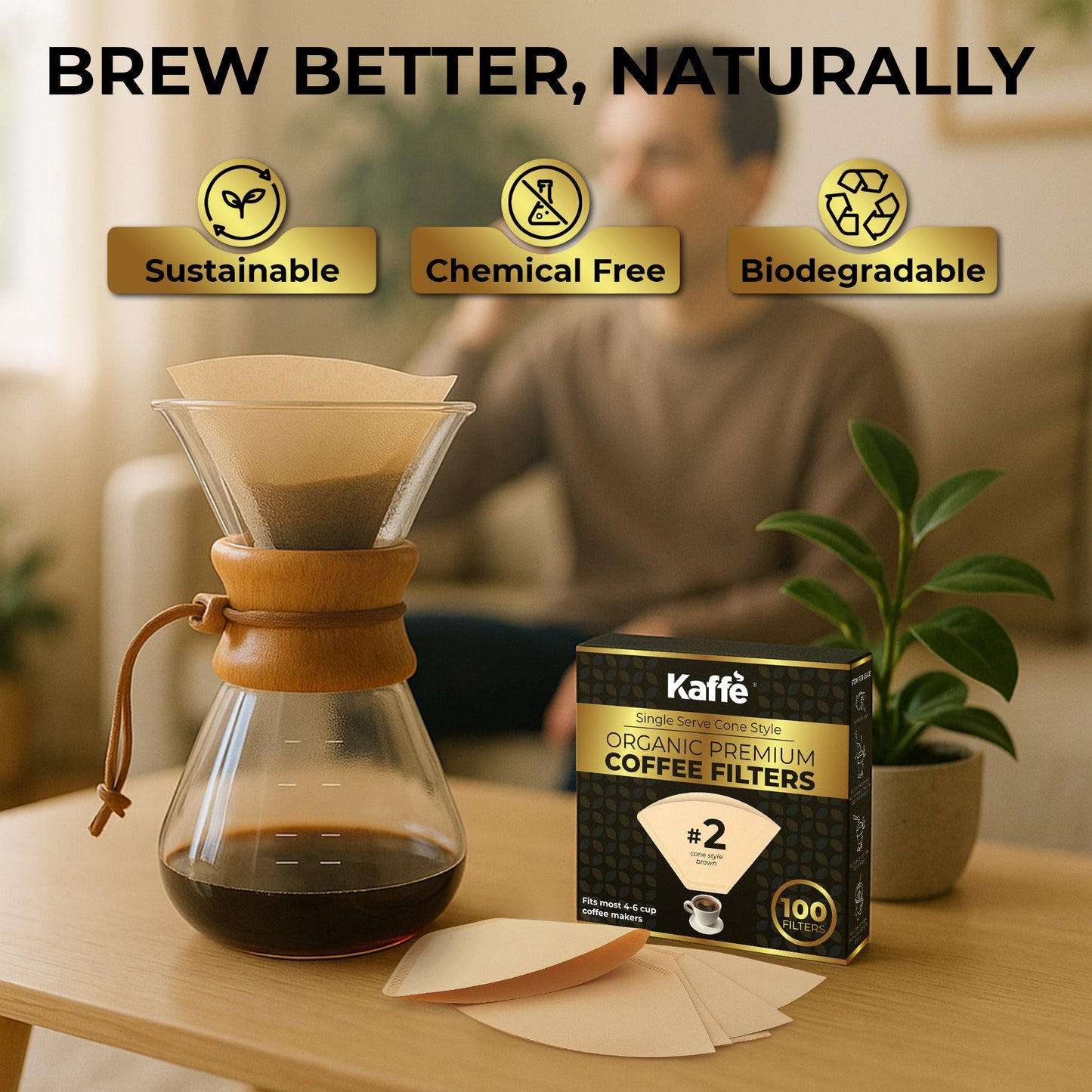 #2 Organic Coffee Filters – 100 Count