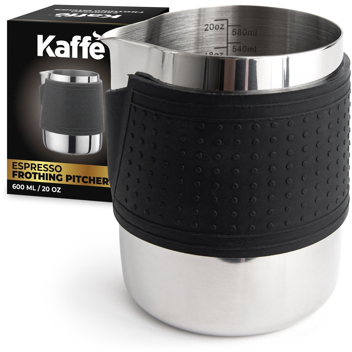 Stainless Steel Milk Frothing Pitcher – 20 oz