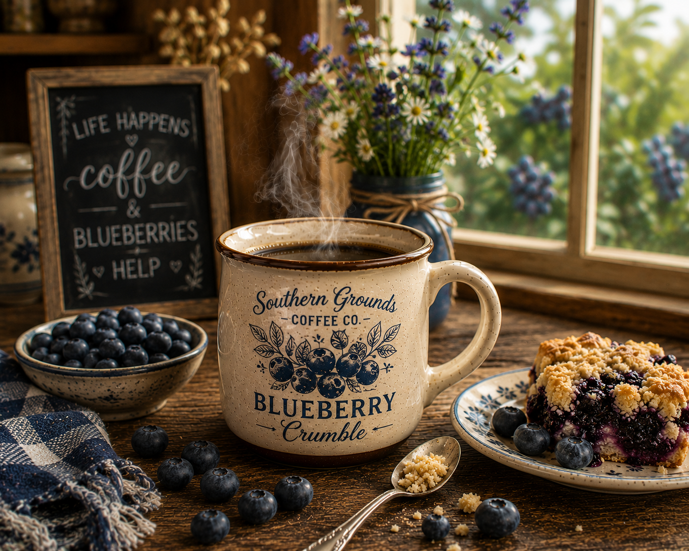 Blueberry Crumble