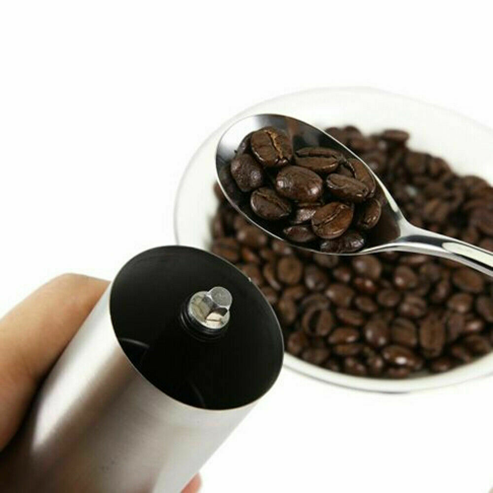 Stainless Steel Manual Coffee Grinder with Ceramic Burr