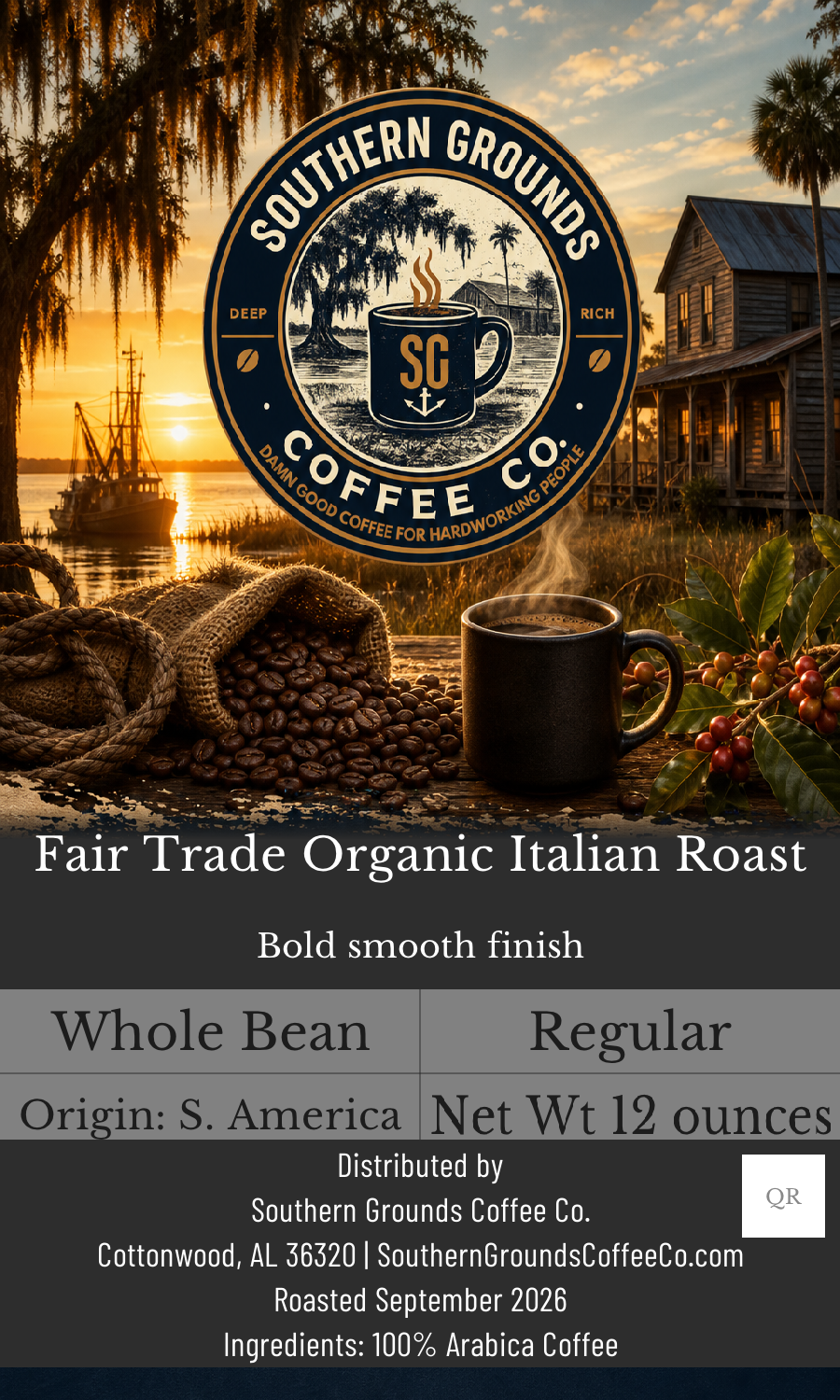 Fair Trade Organic Italian Roast