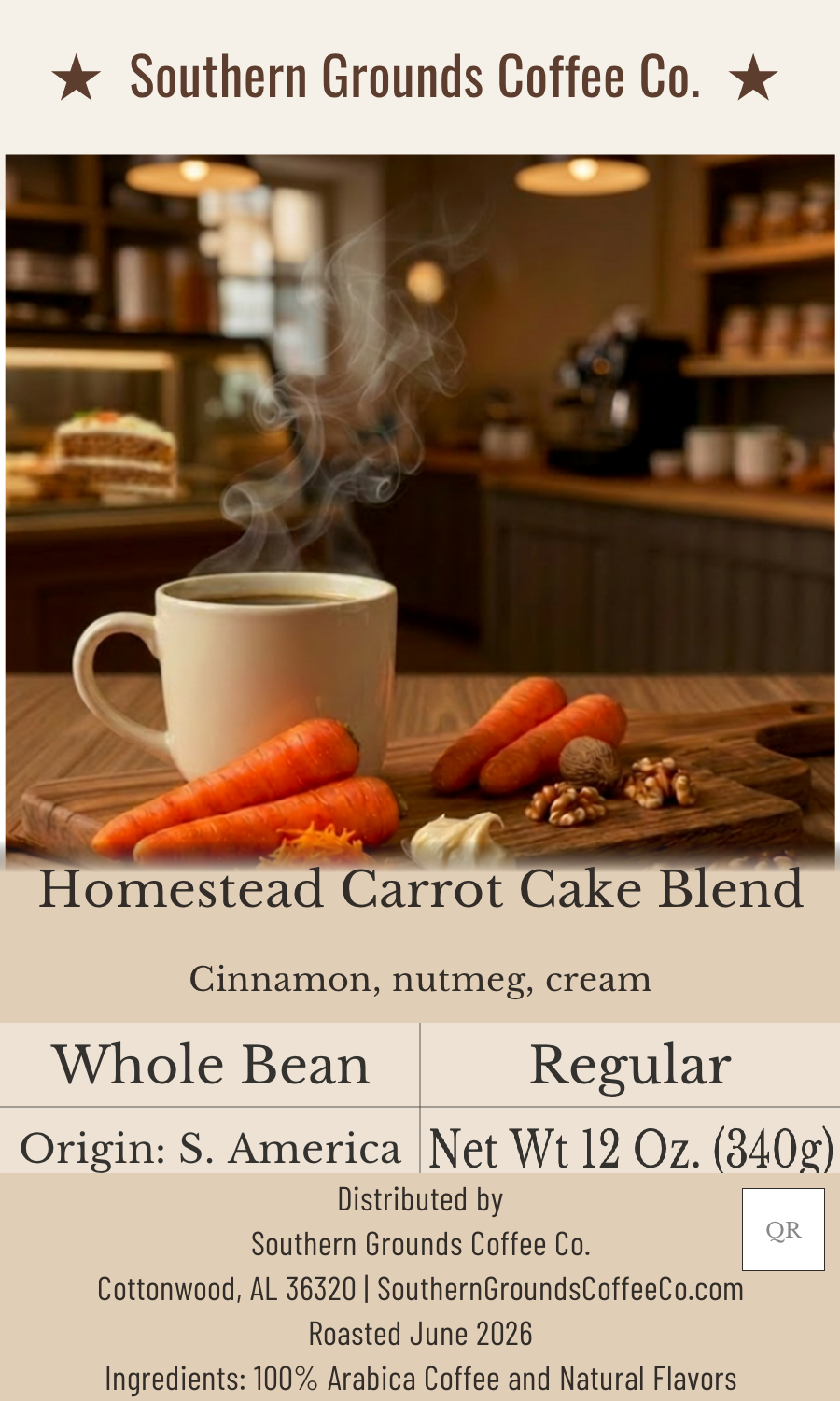 [partner-connect-label] Homestead Carrot Cake Blend