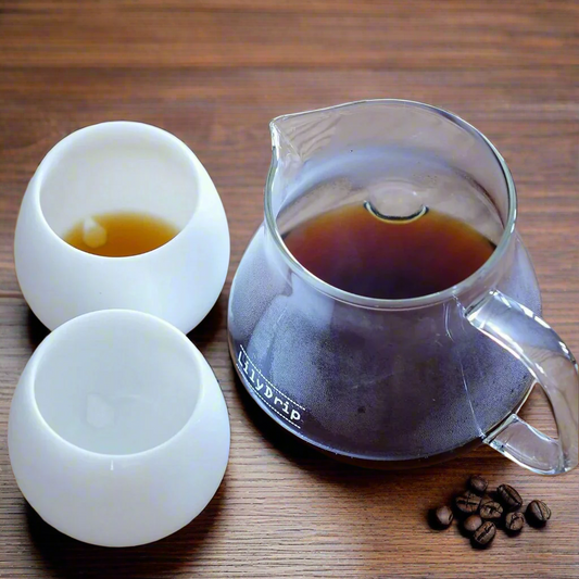 Aroma Seeker Glass Coffee Server & Tasting Cup Set